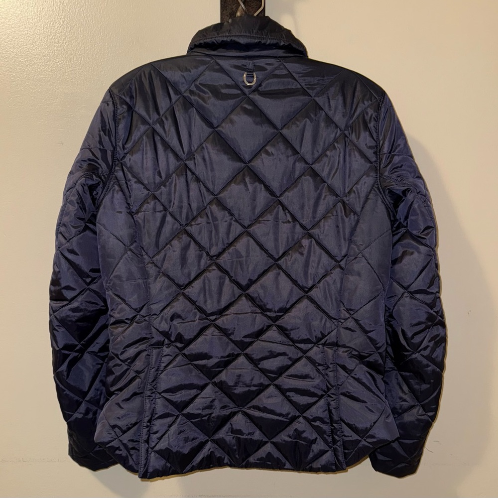 Ariat Women’s Portico Quilted Navy Blue Jacket,Size-Mediumguc/Preloved View 2